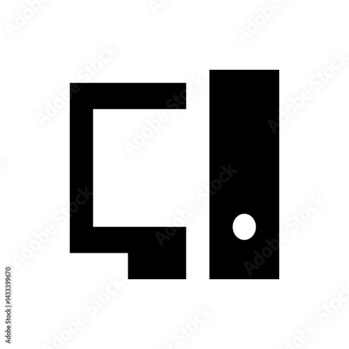 Sure! Here's the **100-letter title** for the black icon **workstation**, keeping your instructions in mind:

> Sleek Black Workstation Icon for Modern Office Designs, Minimalist Desktop Setups, Tech 