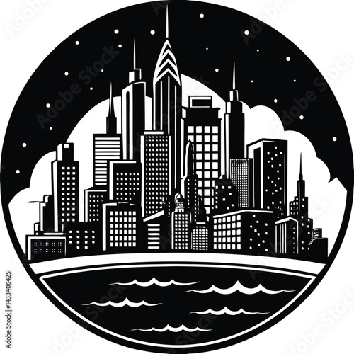 city skyline silhouette