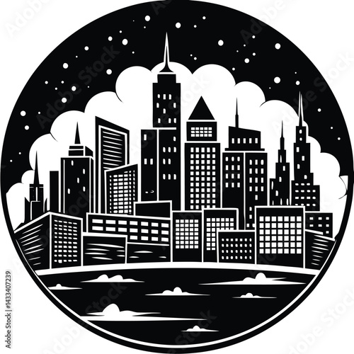 city skyline silhouette