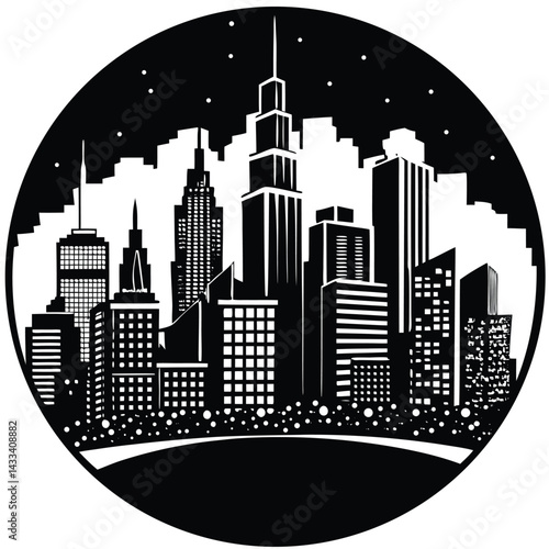 city skyline silhouette