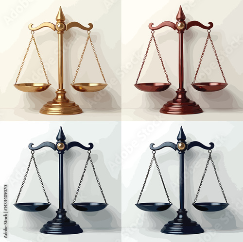 Scales of justice law legal balance symbol equality fairness judgment courtroom attorney representation