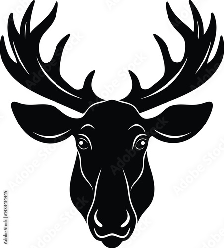 deer head vector