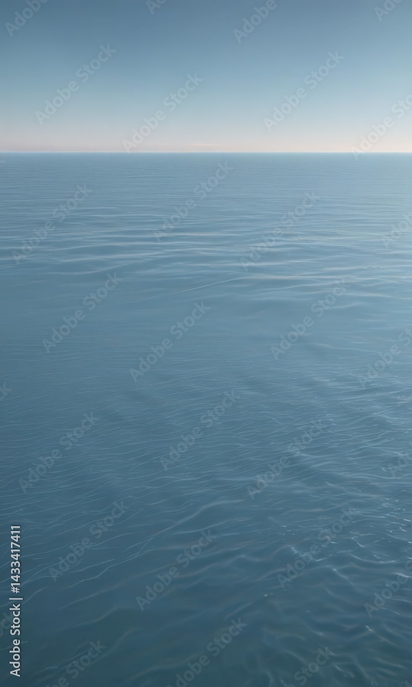 Obraz premium Subtle light blue gradient, calming ocean vibes, abstract texture , art, backdrop