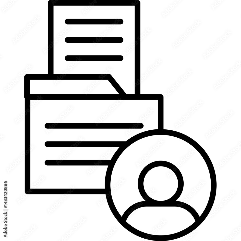 Fototapeta premium Client Access Icon