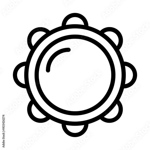 Chimes line icon