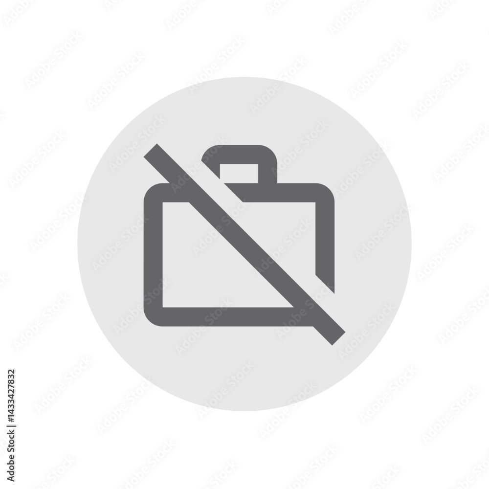 Work Off Outlined Icon Work Off Outlined Icon