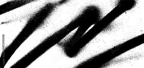 Graffiti spray texture with grunge overlay featuring bold black lines and unique patterns