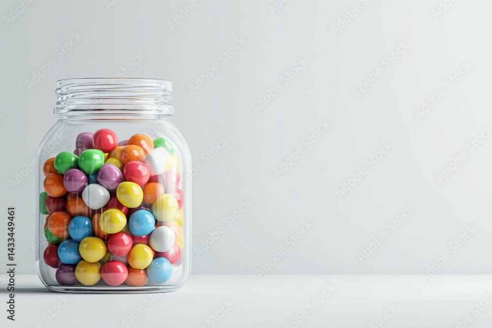 candy in a glass jar candy in a glass jar