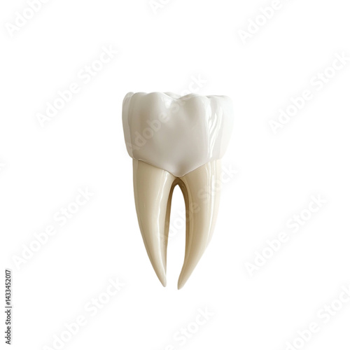 tooth isolated on white background