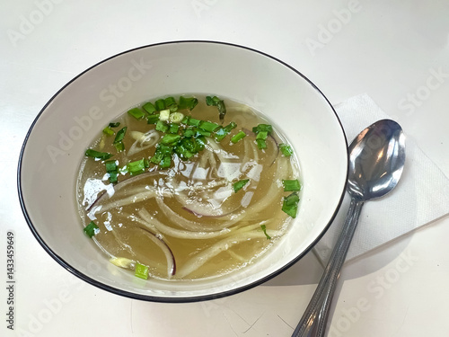 Vietnamese traditional broth with herbs and spices