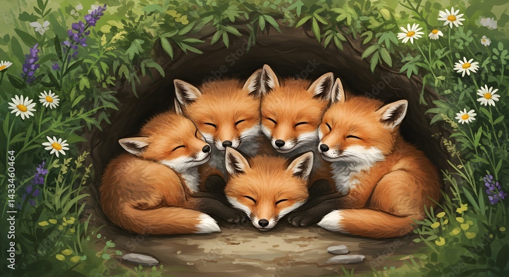 Obraz premium squirrel on the grass