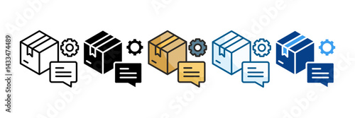 Product Review Icon Set Multiple Style Collection