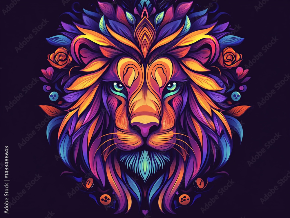 Obraz premium lion logo