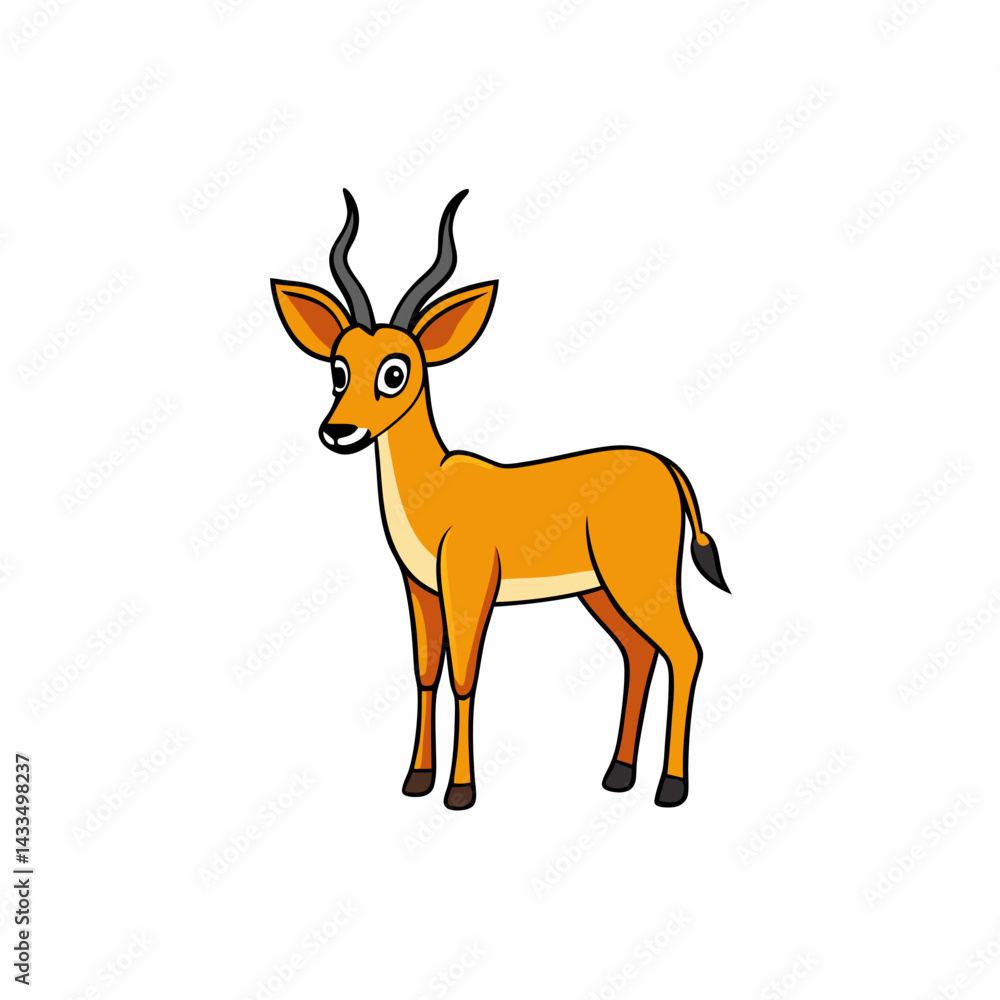 Fototapeta premium deer vector illustration