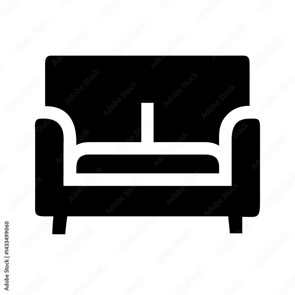 Hotel Room Couch Sofa Icon Design Hotel Room Couch Sofa Icon Design