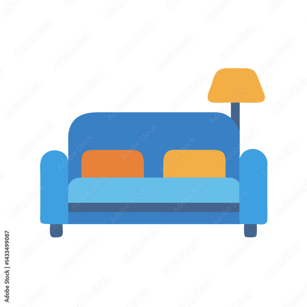 Hotel Room Couch Sofa Icon Design Hotel Room Couch Sofa Icon Design