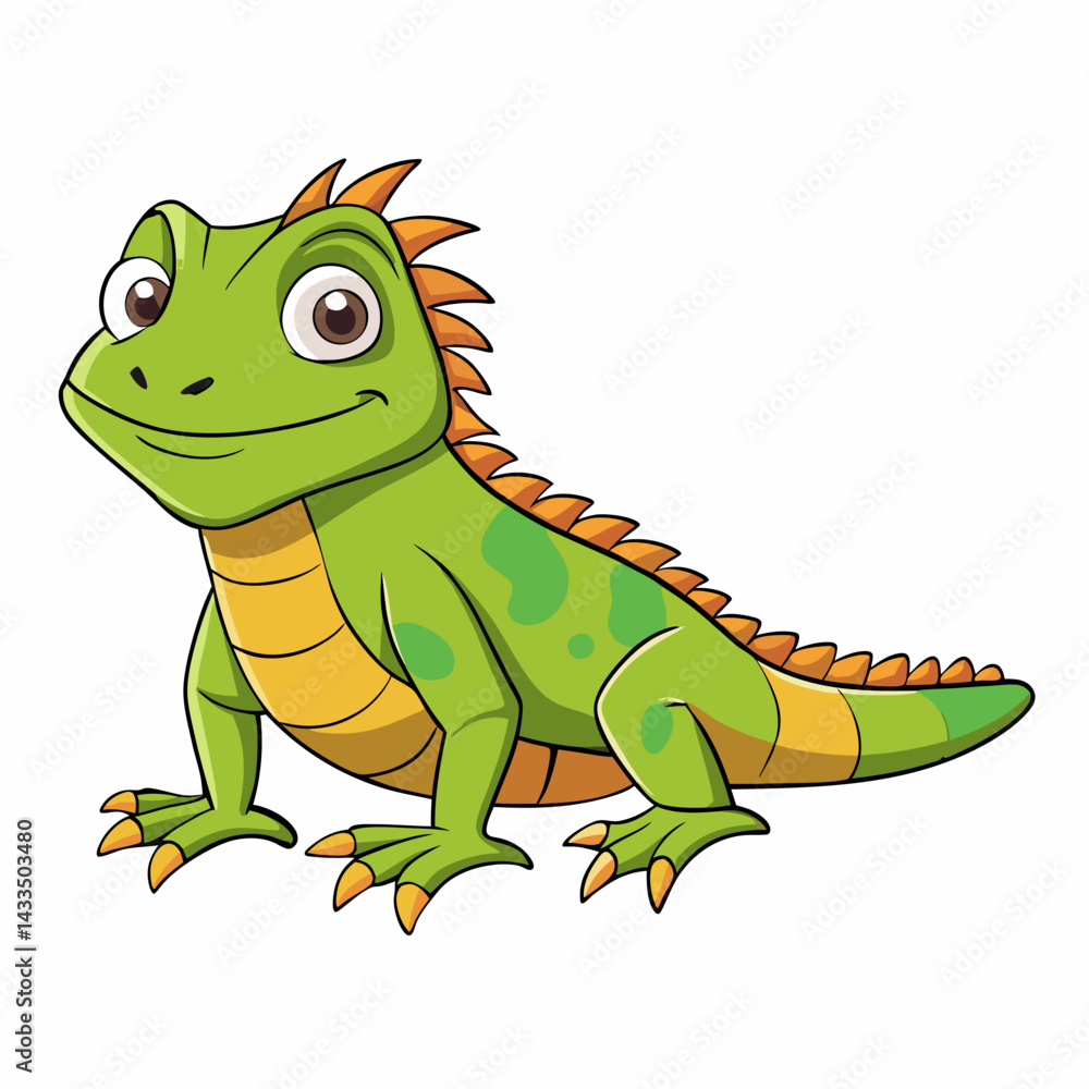Obraz premium cartoon, animal, vector, dragon, illustration, dinosaur, reptile, crocodile, lizard, green, art, cute, monster, fun, frog, baby, drawing, alligator, wildlife, character, nature, dino, wild, funny, des