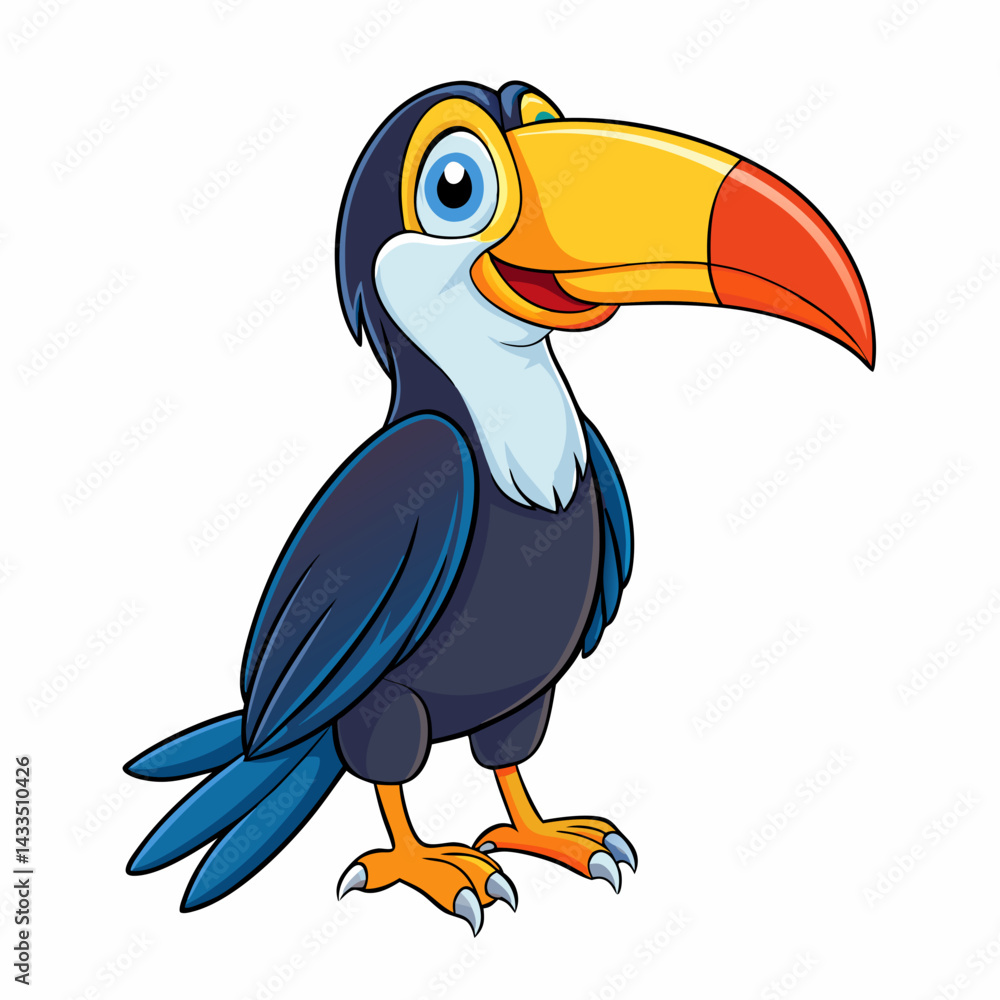 Fototapeta premium toucan isolated on white