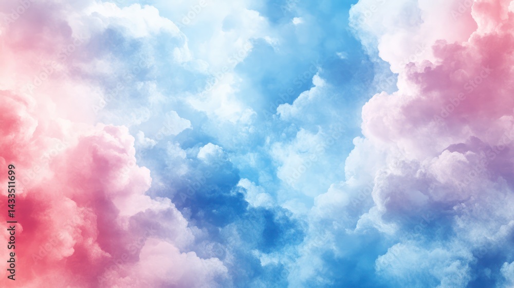 Colorful cloudscape, sunrise, sky, background, design Colorful cloudscape, sunrise, sky, background, design