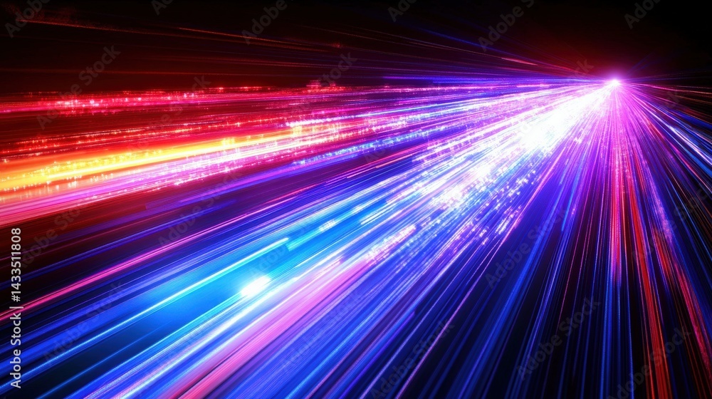 Obraz premium Abstract Digital Data Stream