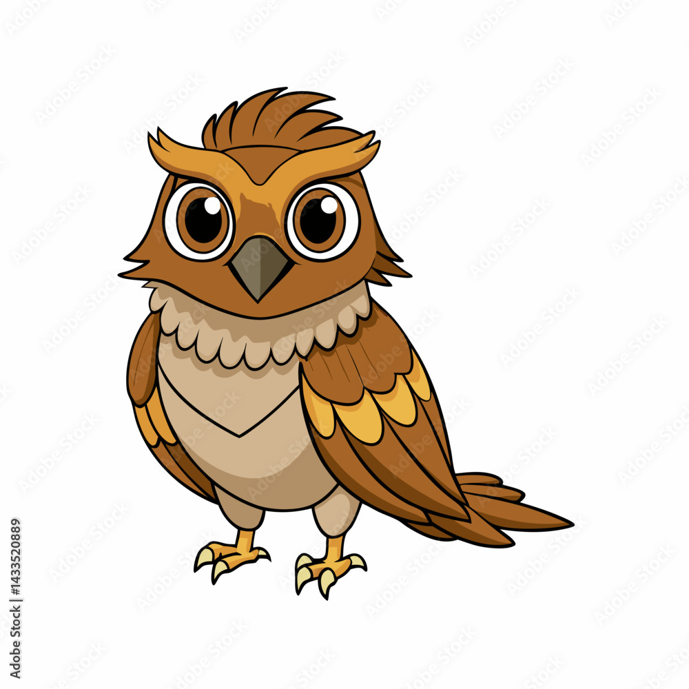 Fototapeta premium owl on a branch