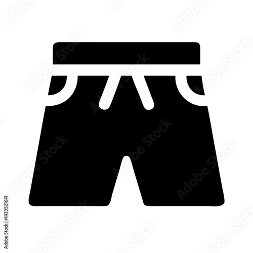 Swim Shorts for Beach Icon Design