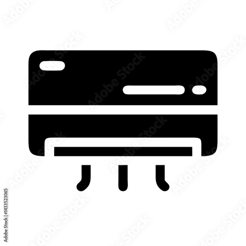 Wall Mounted AC Unit Icon Design