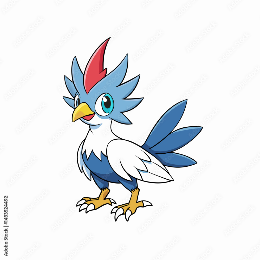 Obraz premium blue bird on a branch