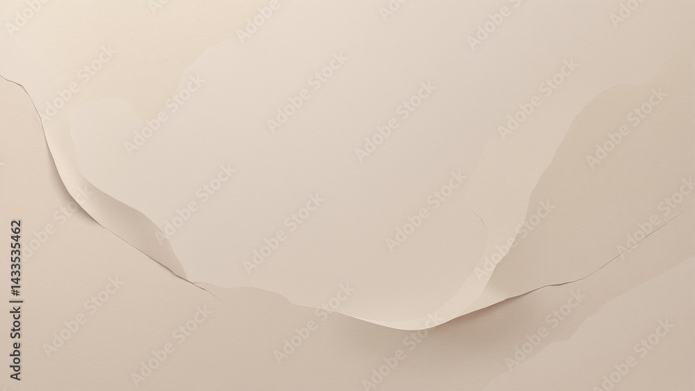 Obraz premium Minimalist White Folded Paper Texture Background for Modern Designs
