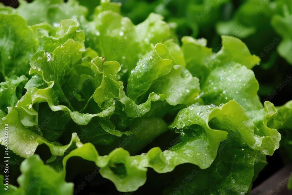 Fresh green lettuce leaves with natural texture and soft lighting on neutral background. AI generated illustration. Fresh green lettuce leaves with natural texture and soft lighting on neutral background. AI generated illustration.
