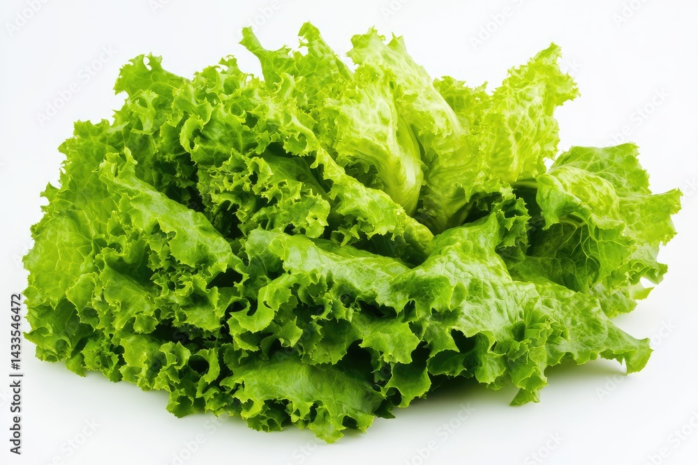 Green lettuce leaves. AI generated illustration. Green lettuce leaves. AI generated illustration.