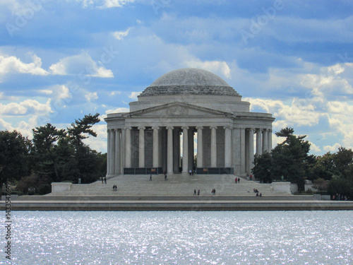 Jefferson Memorial from across the tidal basin 