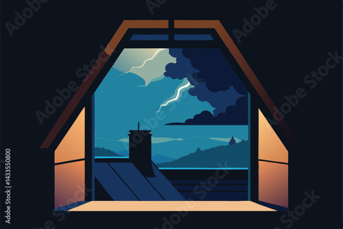 window in the church