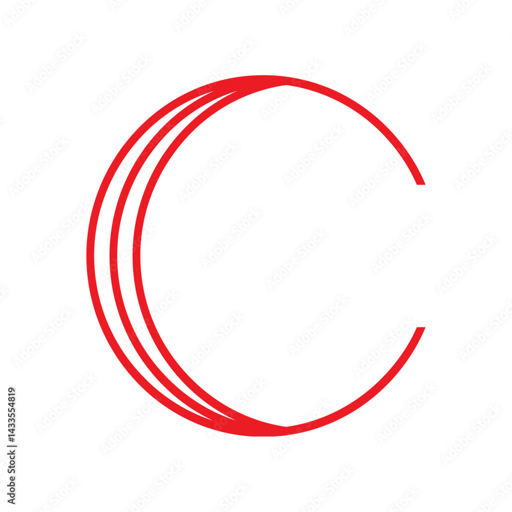 Letter C Initial Logo Design, Letter C Vector Template. Letter C Initial Logo Design, Letter C Vector Template.