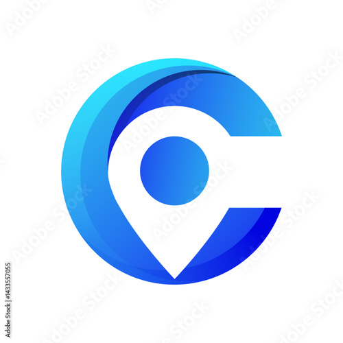 Free Download  Letter C Initial Logo Design, Letter C Vector Template. - GFXLoad