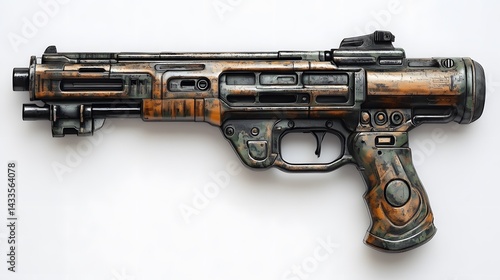 Obraz na płótnie Futuristic Shotgun with Studio Shot. w salonie