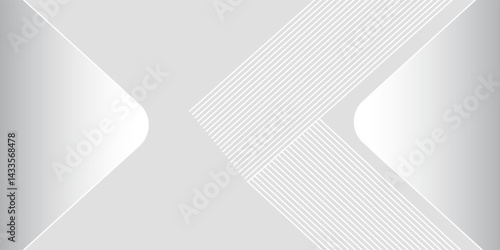 background design with diagonal line pattern in grey colour. Vector white horizontal template for business banner, formal invitation backdrop, modern ilustration backgroun