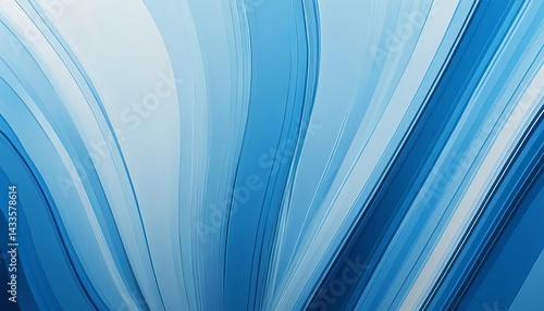 Abstract blue and white gradient background with flowing lines creating a dynamic composition