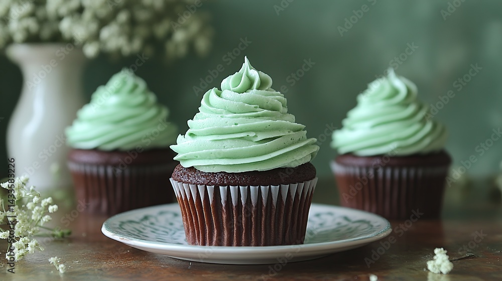 Mint Chocolate Cupcakes Mint Chocolate Cupcakes