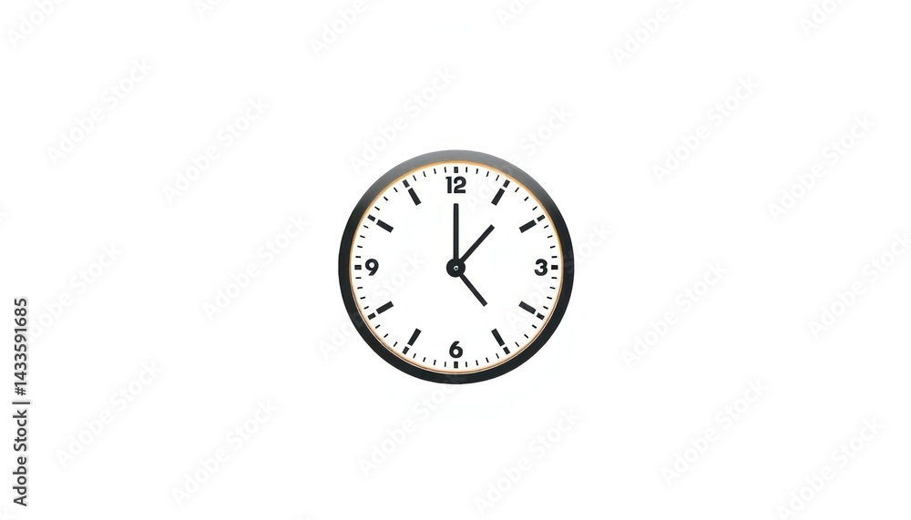 Clock face, showing a specific time Clock face, showing a specific time