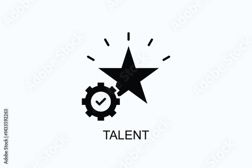Talent Icon Or Logo Isolated Illustration