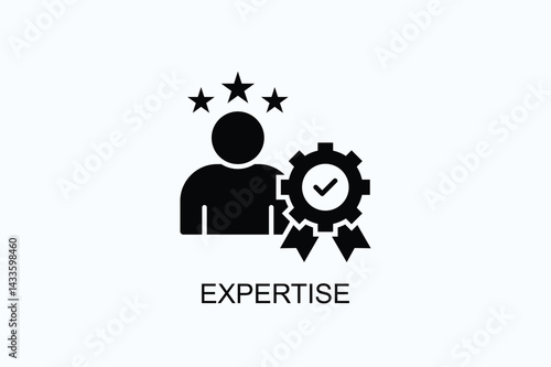 Expertise Icon Or Logo Isolated Illustration