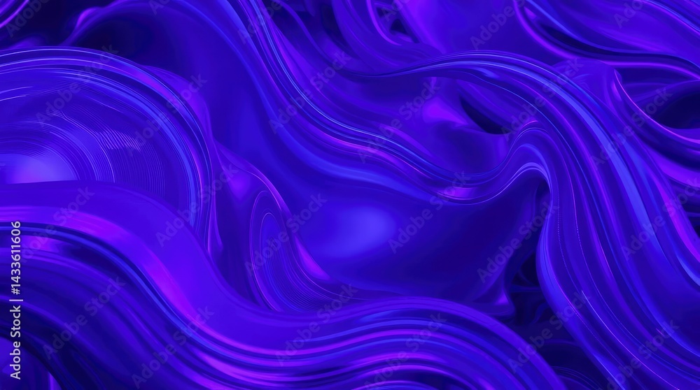 Obraz premium Abstract Flowing Purple Fabric Texture Background