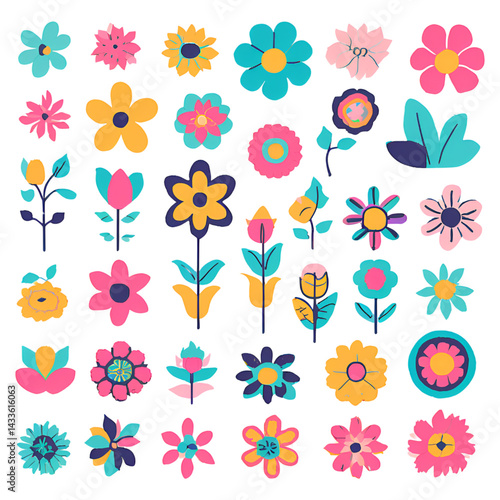 Wallpaper Mural seamless floral pattern Torontodigital.ca
