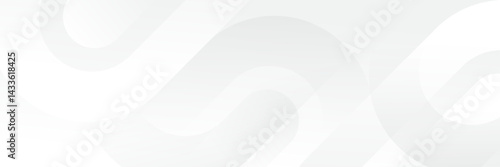 Abstract pattern white geometric banner design background.