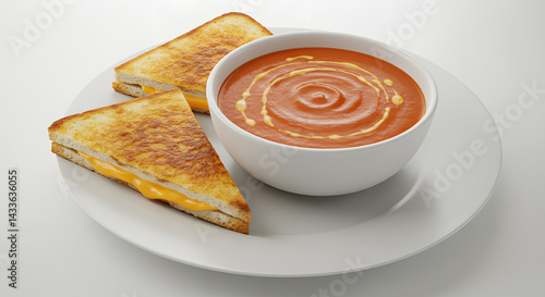 Tomato Soup with Grilled Cheese


