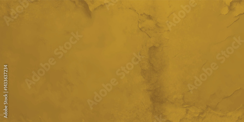 Close-up capture of golden plaster texture revealing peeling paint and underlying rough substrate

