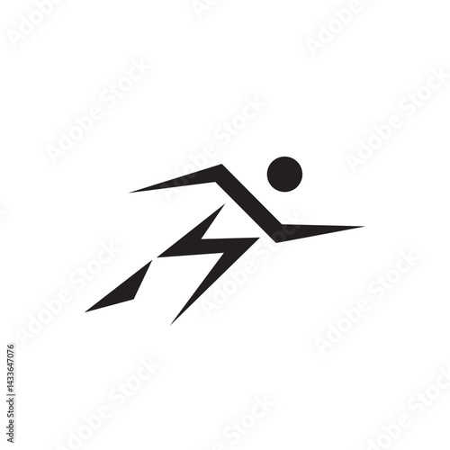 Speed symbol vector design illustration. Sport symbol, athletic, maraton design illustration. 
