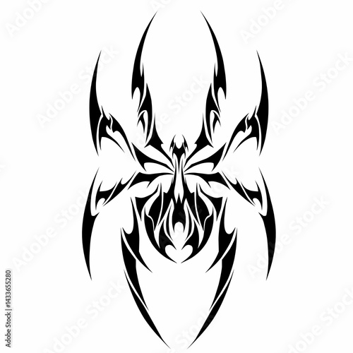 tribal tattoo design spider