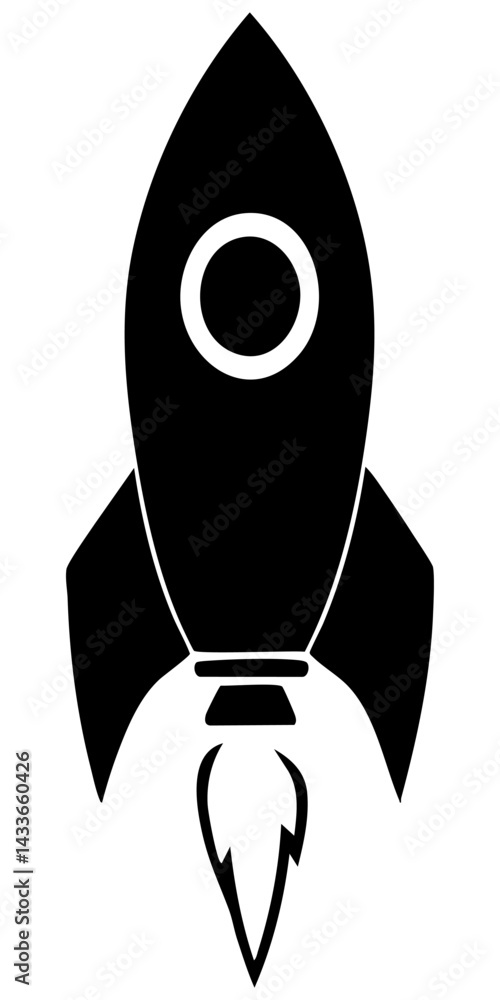 Rocket shape vector design suitable for various creative projects and graphic applications Rocket shape vector design suitable for various creative projects and graphic applications